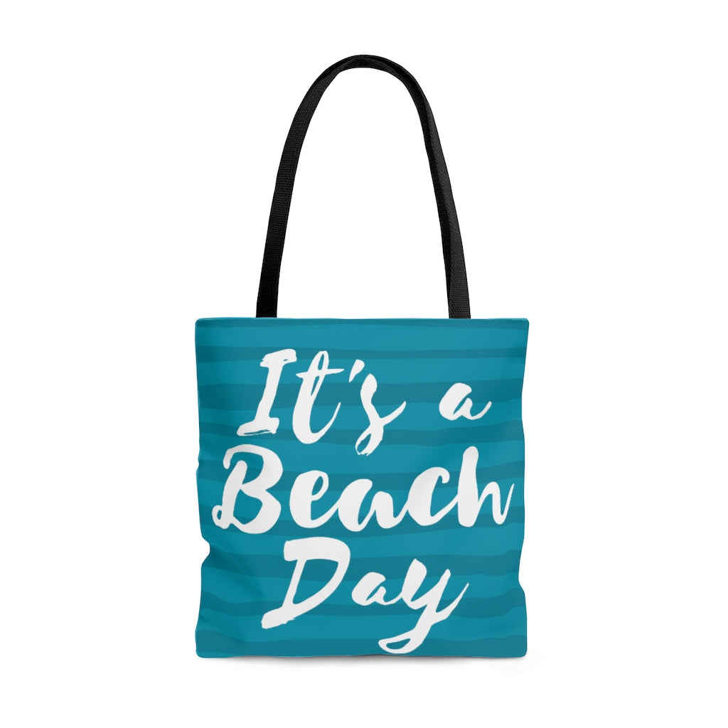 It's A Beach Day Coastal Tote Bag, Beachy Tote Bag