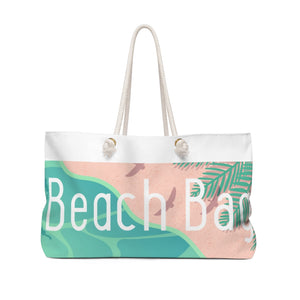 Beachy Weekender Coastal Tote Bag