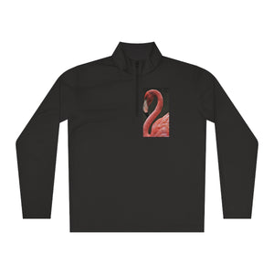 Flamingo Fabulous Unisex Quarter-Zip Pullover