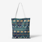 African Plains Heavy Duty and Strong Natural Canvas Tote Bags