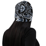 Jazzy Abstract Black and White Beanie