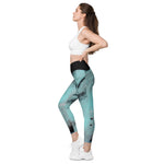 Volcanic Plume Crossover Leggings with Pockets