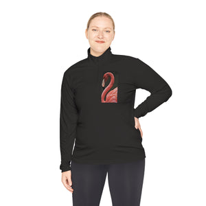 Flamingo Fabulous Unisex Quarter-Zip Pullover