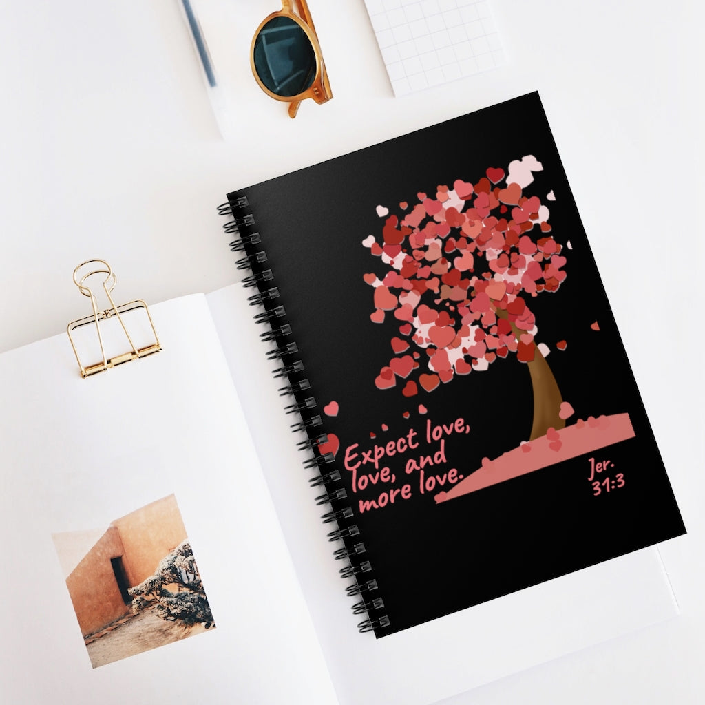 The Love Tree Spiral Notebook - Ruled Line