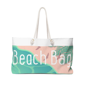 Beachy Weekender Coastal Tote Bag