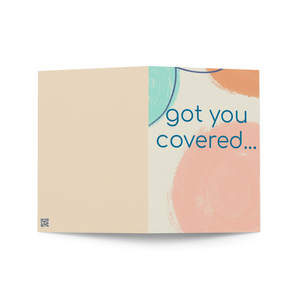 Covered in Prayer Inspirational Prayer Greeting card