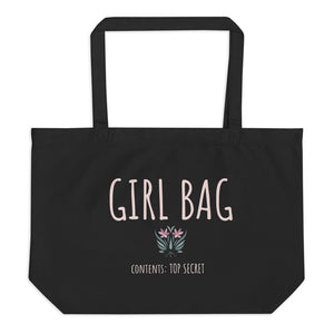 Girl Bag Large Organic Tote Bag