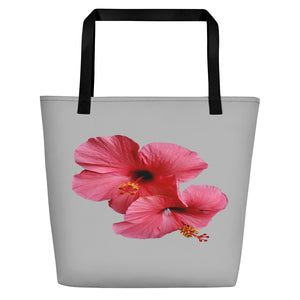 Hibiscus Beauty for Ashes Beach Bag