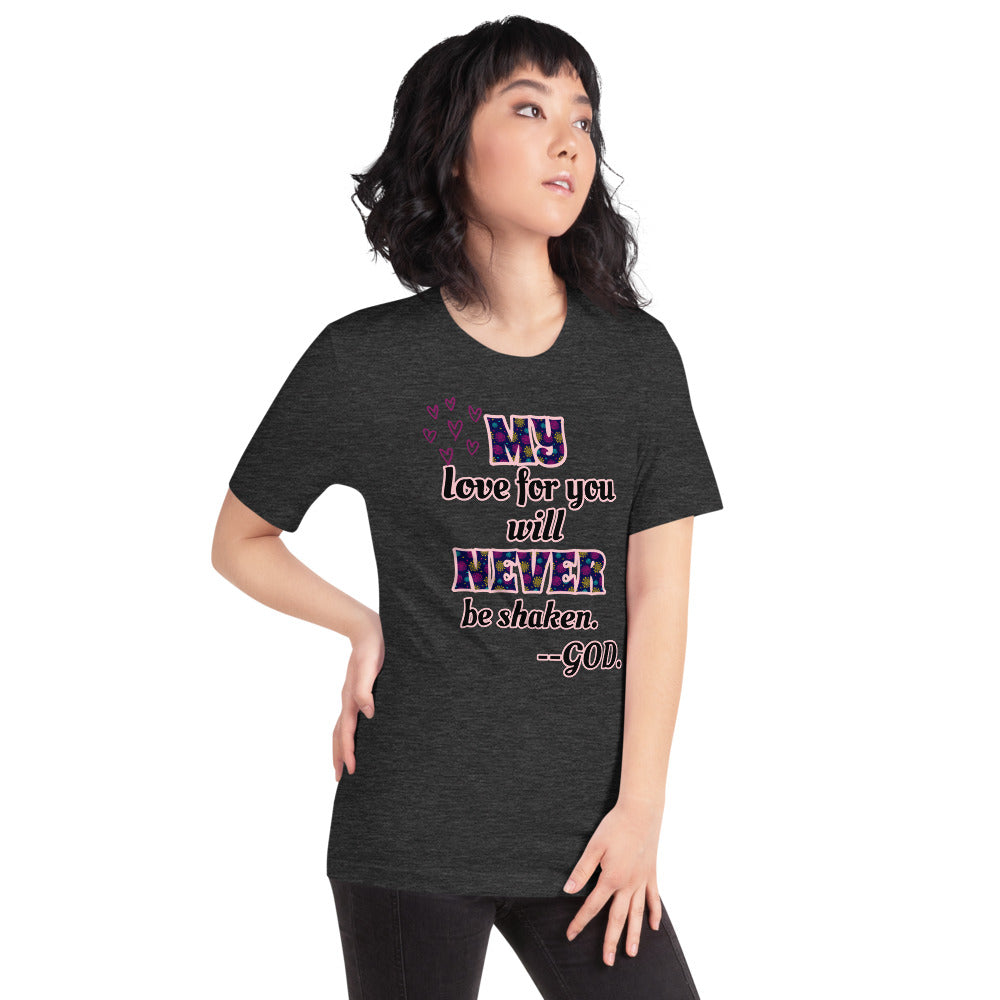 Unfailing Love Short-Sleeve Unisex T-Shirt