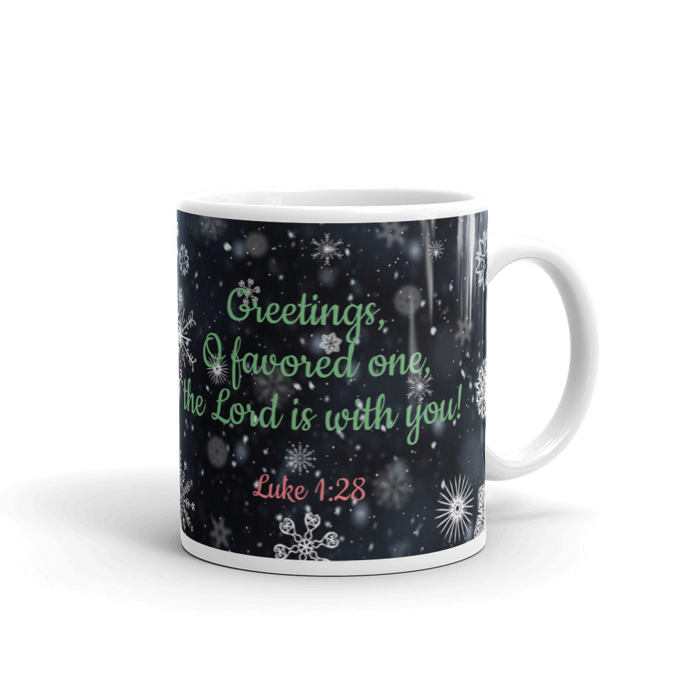 You are Favored Christmas Mug