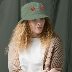 Let's Pause Pet Lover Organic bucket hat