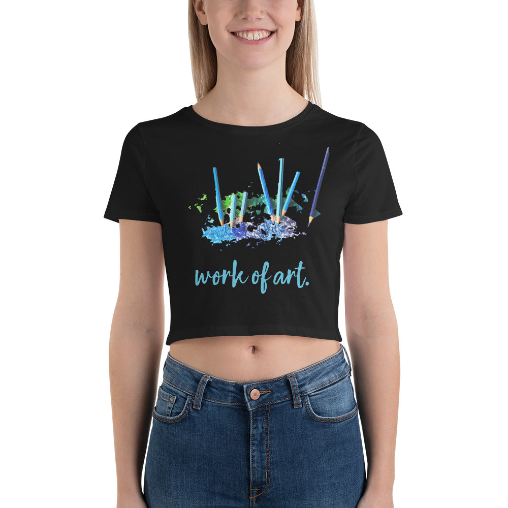 Work of Art Crop Tee