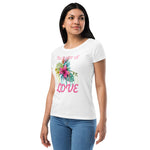 The Power of Love Women’s fitted t-shirt